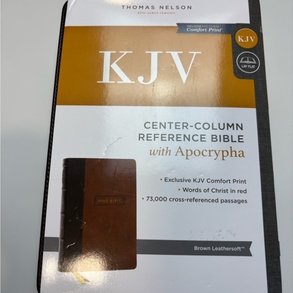 KJV‎ Thomas Nelson Center-Column Reference bible with Apocrypha